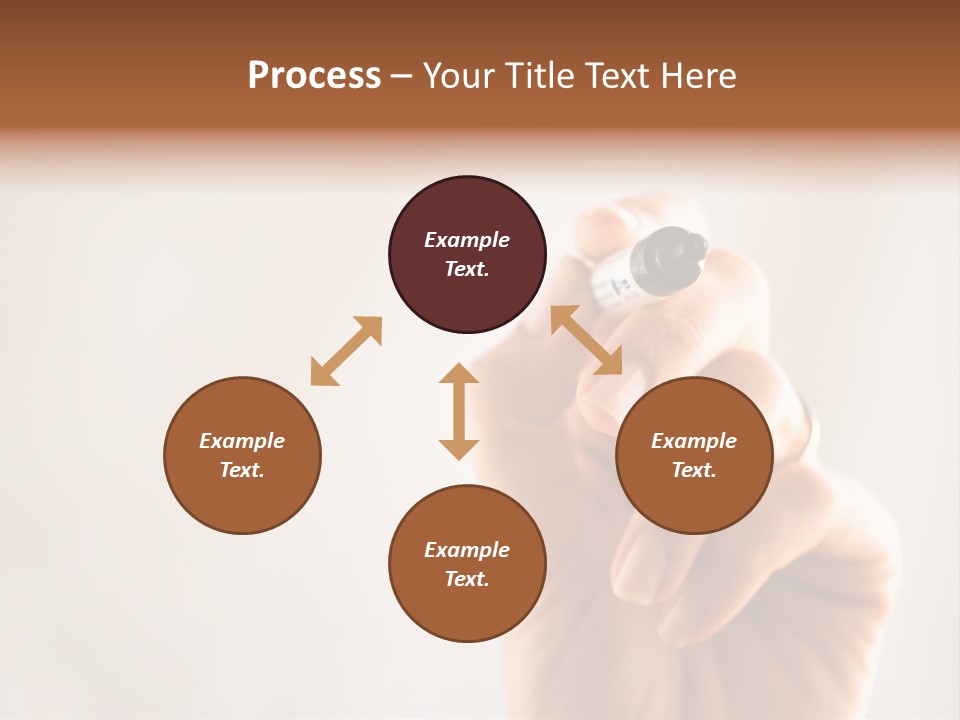 Black Light White PowerPoint Template