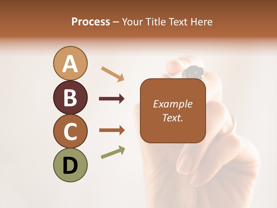 Black Light White PowerPoint Template