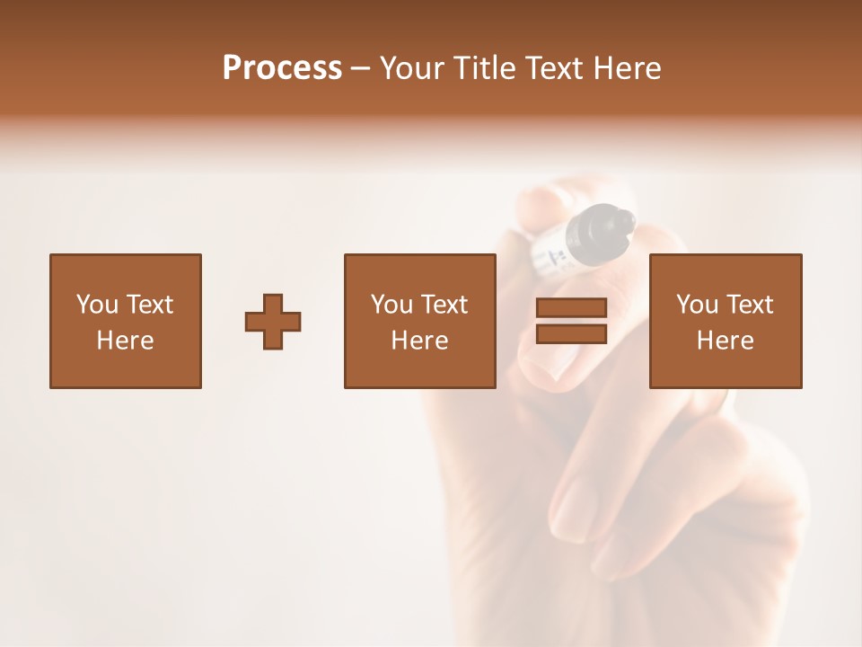 Black Light White PowerPoint Template