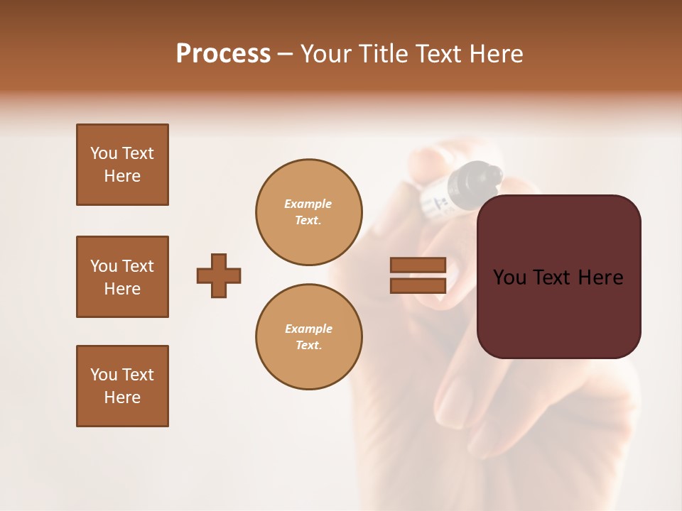 Black Light White PowerPoint Template