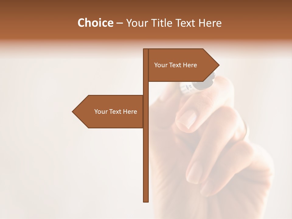 Black Light White PowerPoint Template