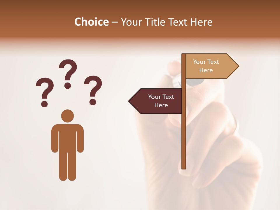 Black Light White PowerPoint Template