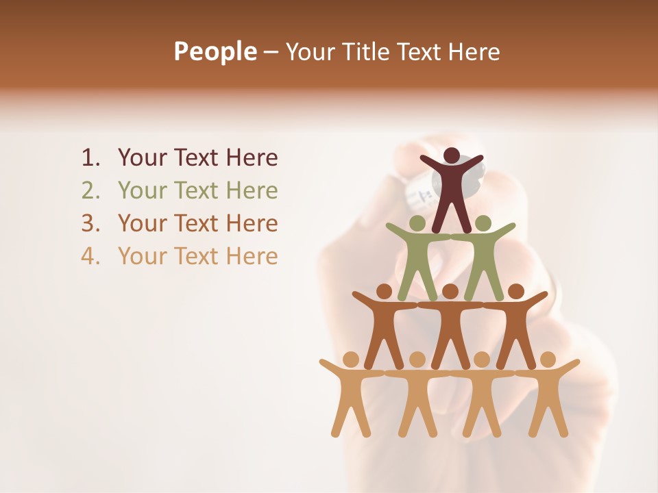 Black Light White PowerPoint Template