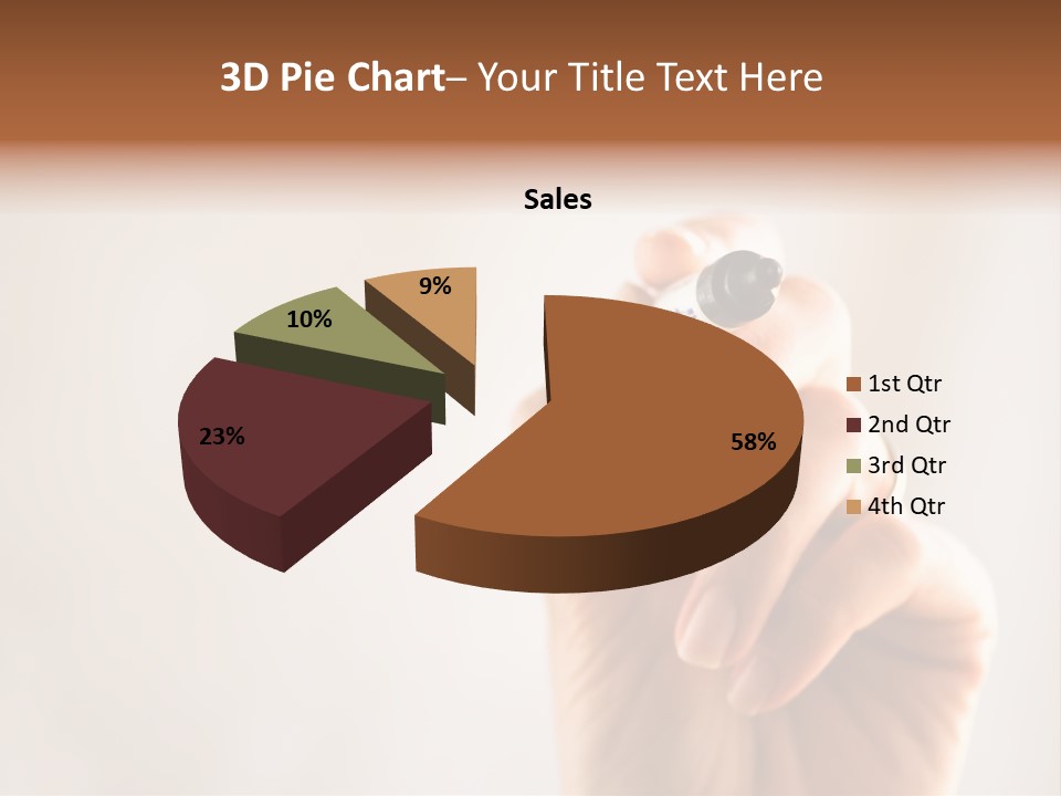 Black Light White PowerPoint Template