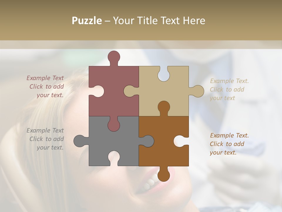 A Dentist And A Patient Powerpoint Presentation PowerPoint Template