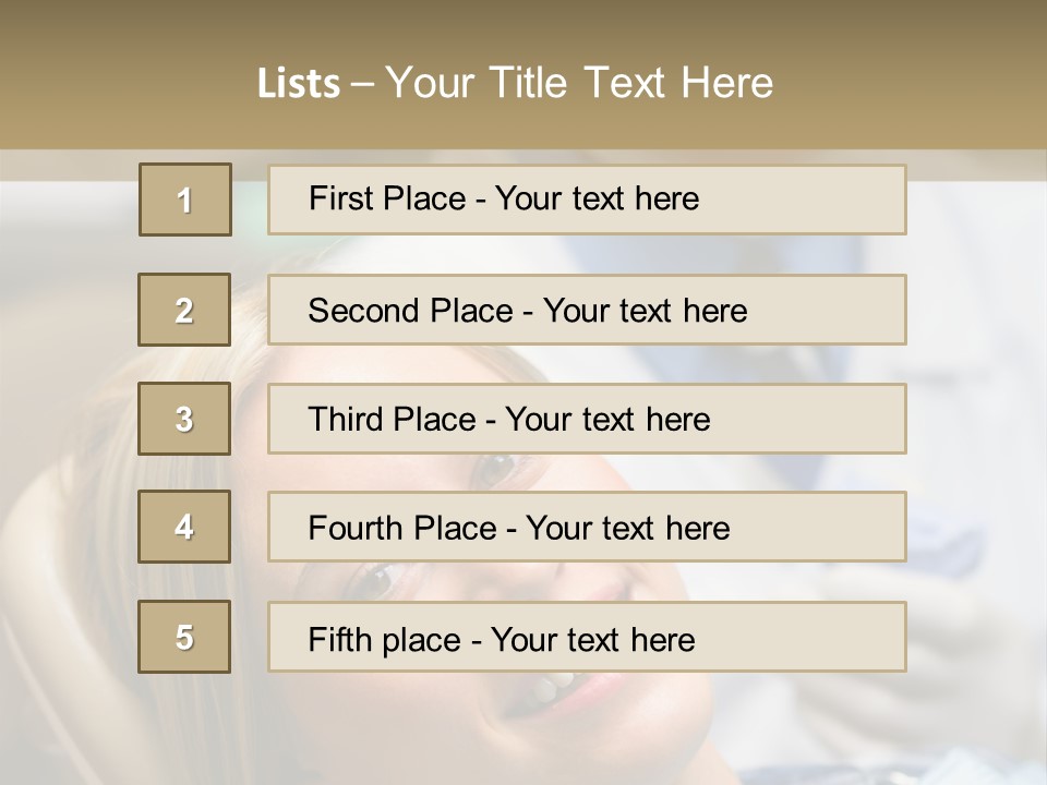 A Dentist And A Patient Powerpoint Presentation PowerPoint Template