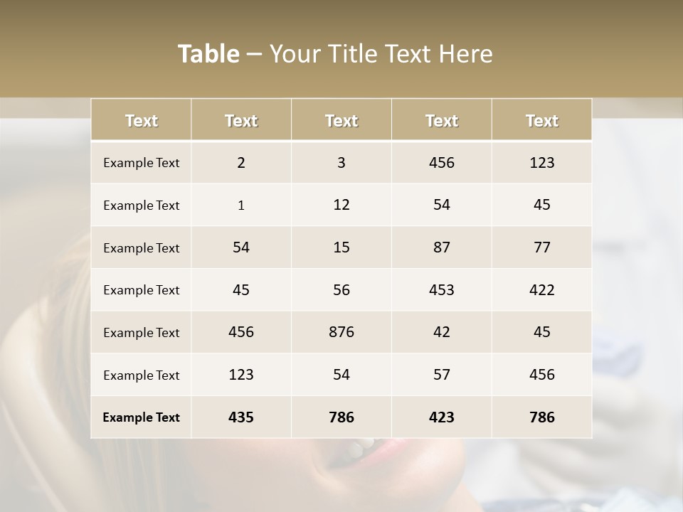A Dentist And A Patient Powerpoint Presentation PowerPoint Template