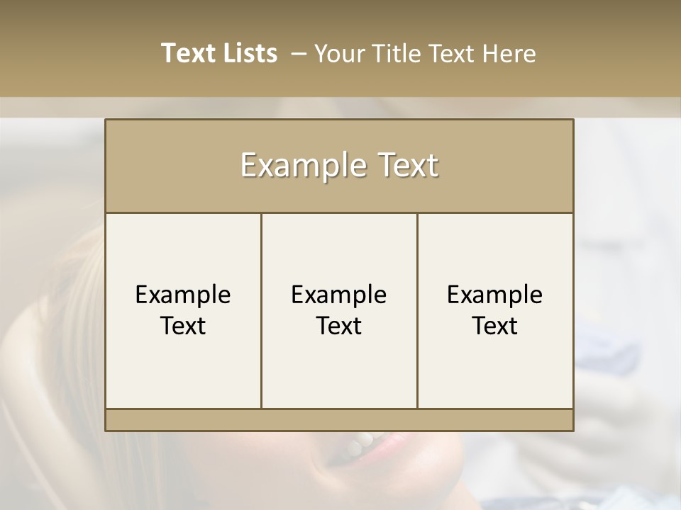 A Dentist And A Patient Powerpoint Presentation PowerPoint Template