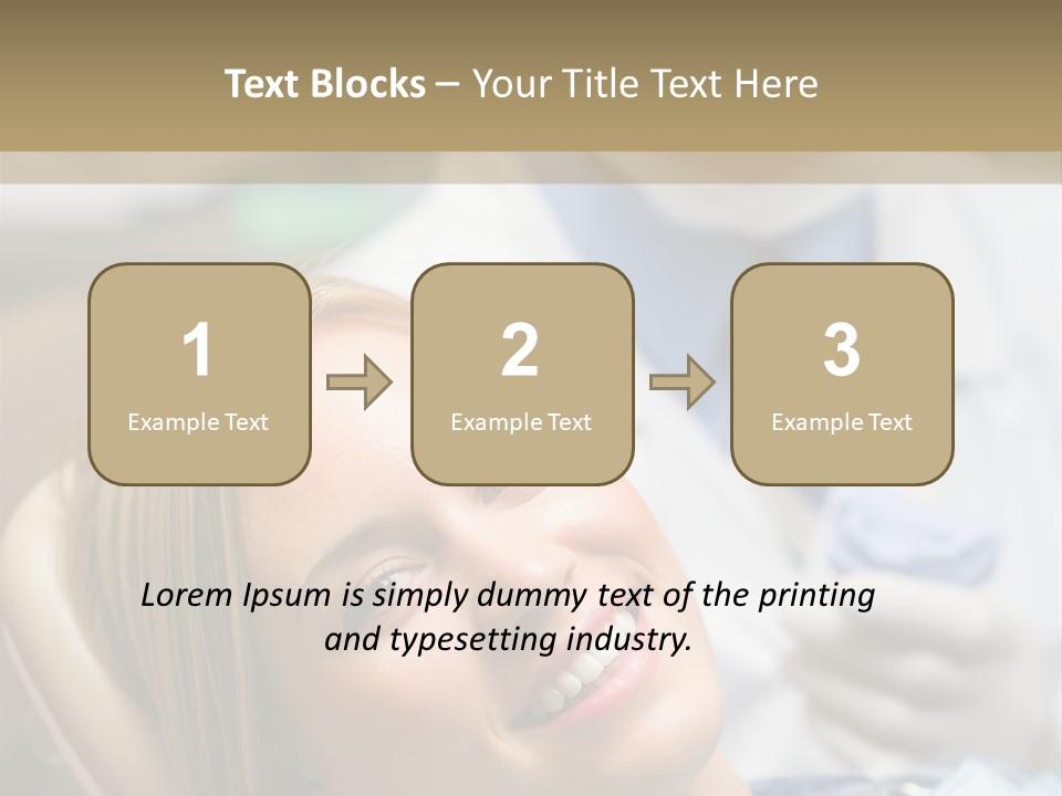 A Dentist And A Patient Powerpoint Presentation PowerPoint Template