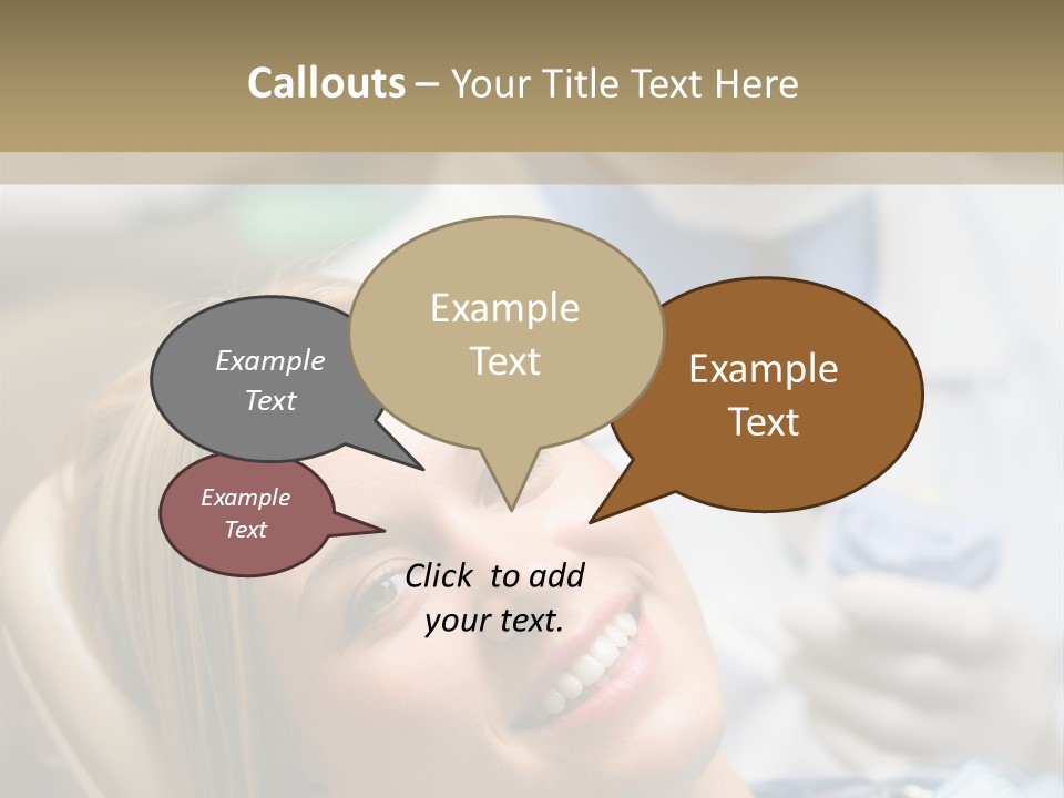 A Dentist And A Patient Powerpoint Presentation PowerPoint Template