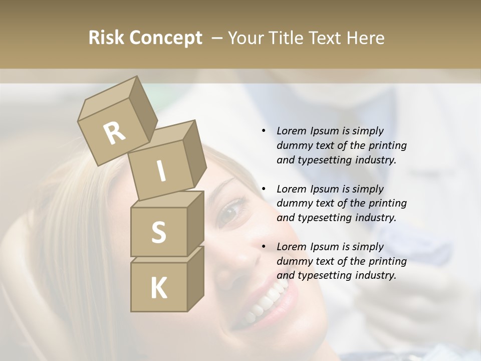 A Dentist And A Patient Powerpoint Presentation PowerPoint Template