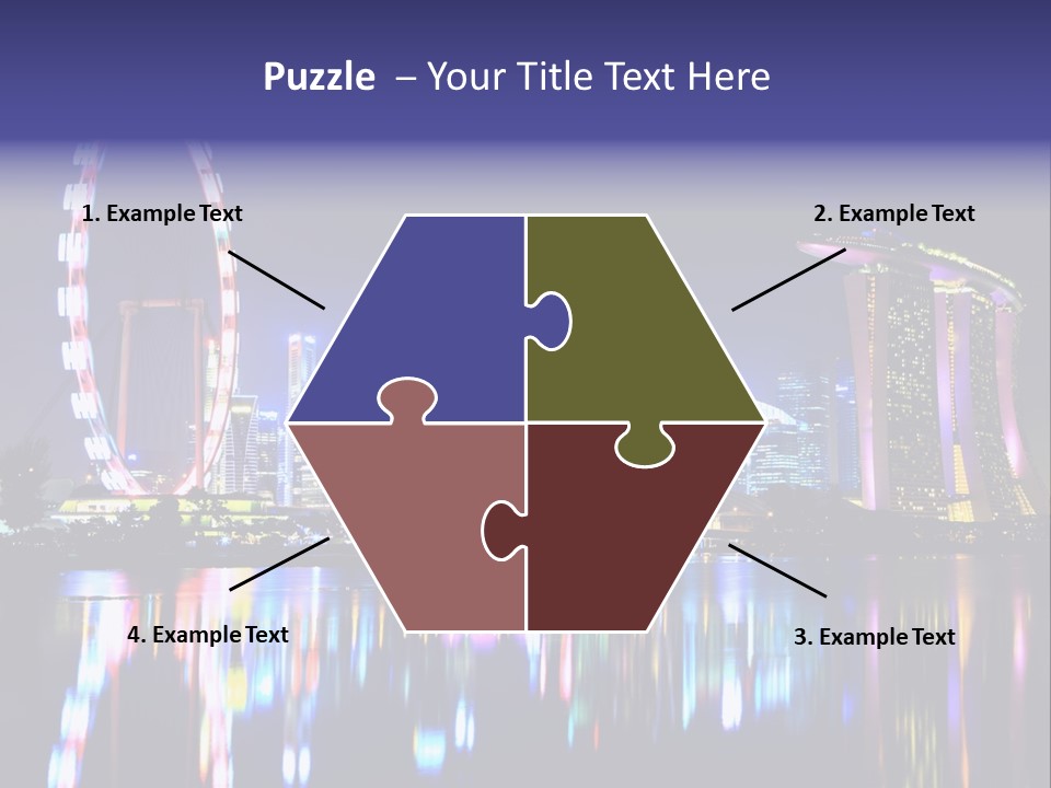 Man Looking Away Suit PowerPoint Template