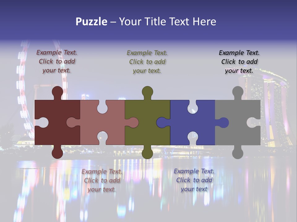 Man Looking Away Suit PowerPoint Template