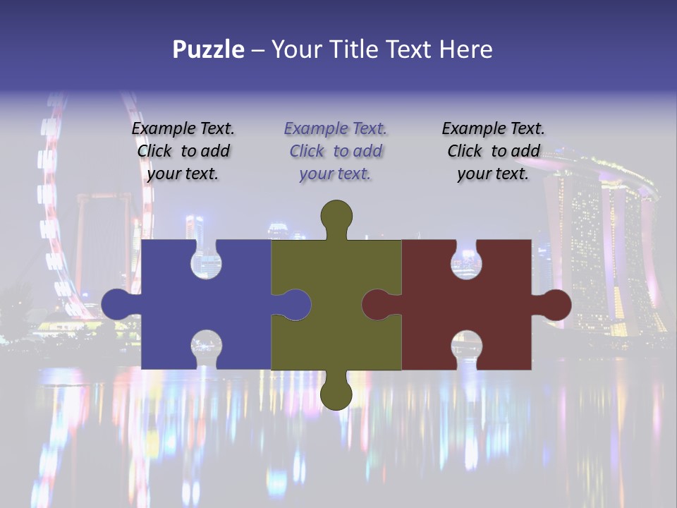 Man Looking Away Suit PowerPoint Template