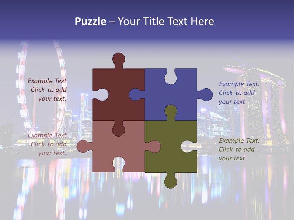 Man Looking Away Suit PowerPoint Template