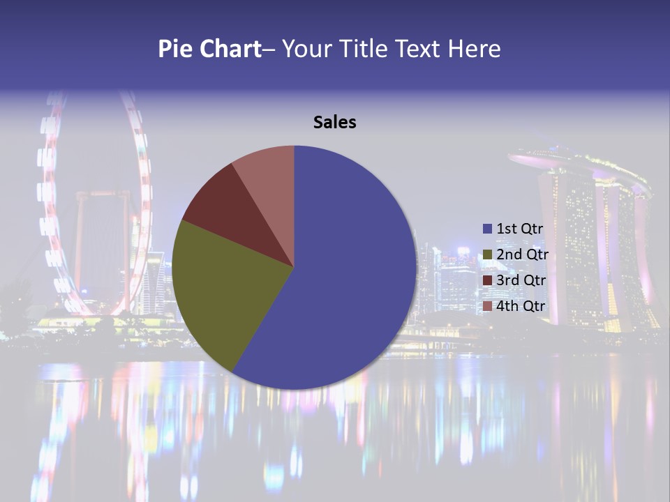 Man Looking Away Suit PowerPoint Template