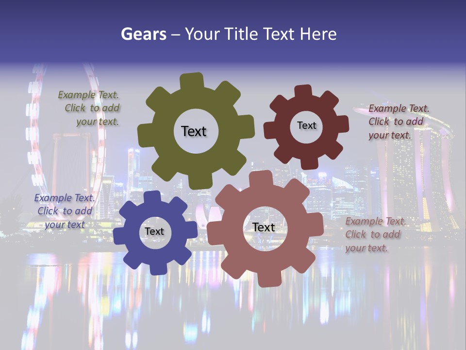 Man Looking Away Suit PowerPoint Template