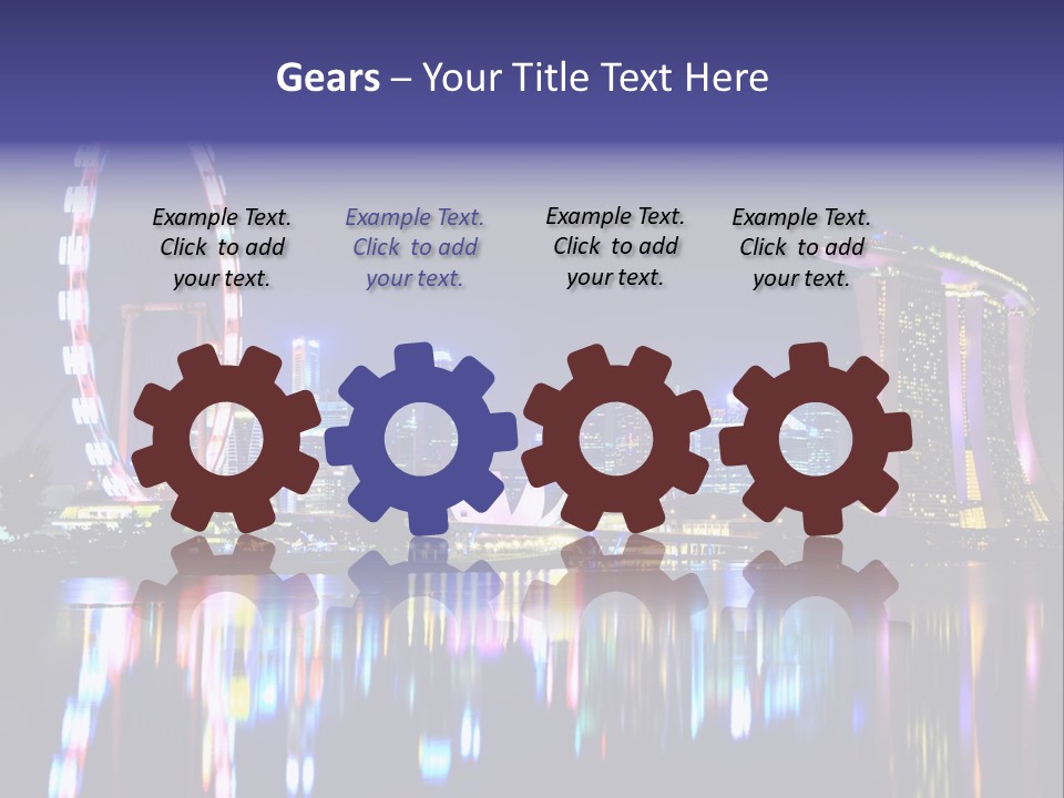 Man Looking Away Suit PowerPoint Template