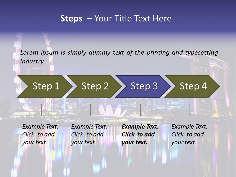 Man Looking Away Suit PowerPoint Template