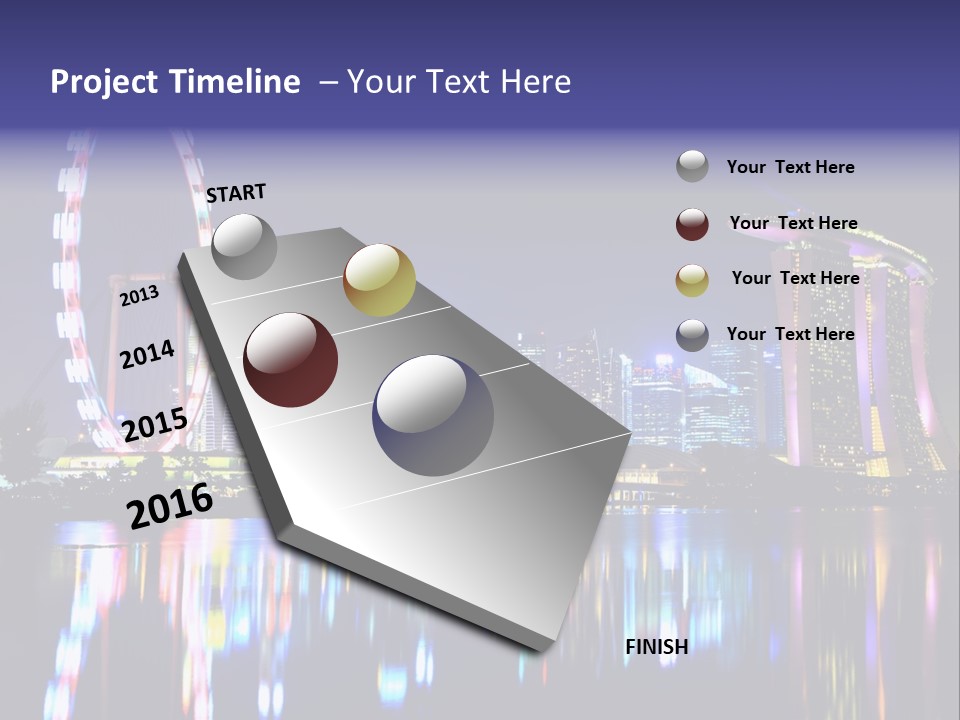 Man Looking Away Suit PowerPoint Template