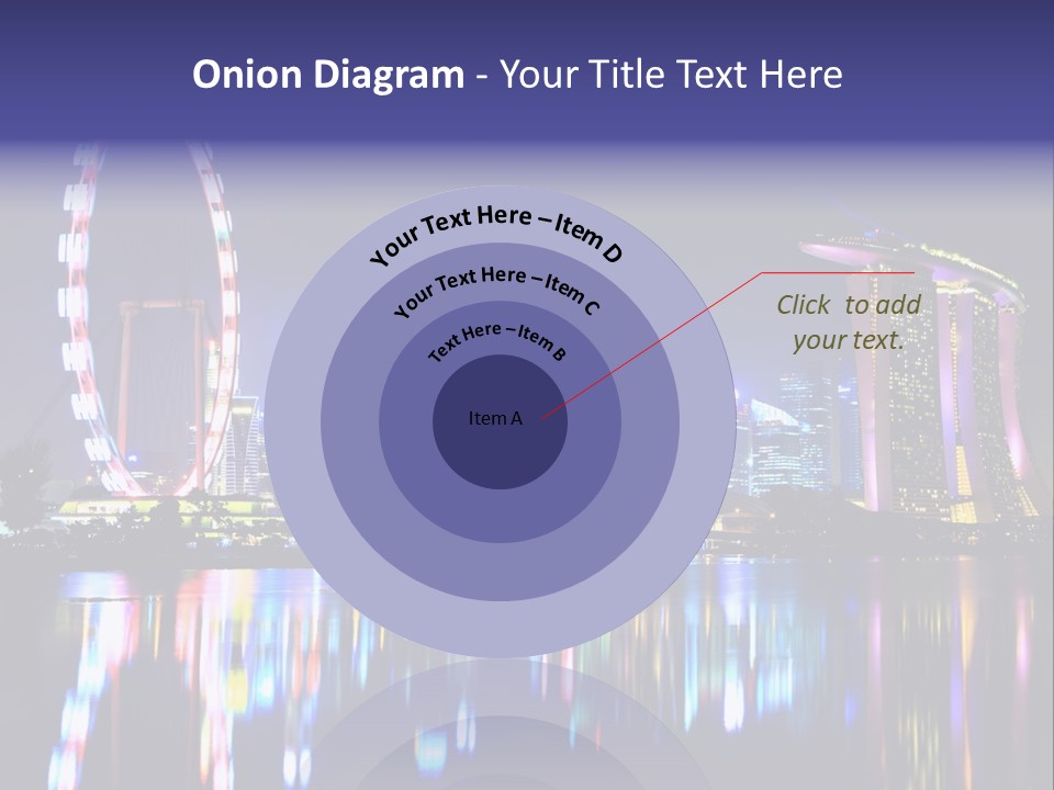 Man Looking Away Suit PowerPoint Template