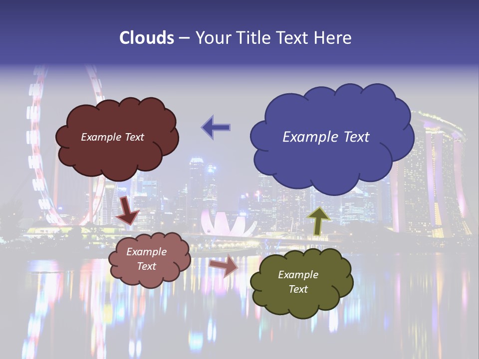 Man Looking Away Suit PowerPoint Template