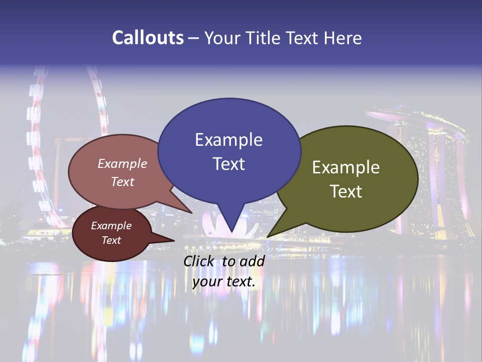 Man Looking Away Suit PowerPoint Template