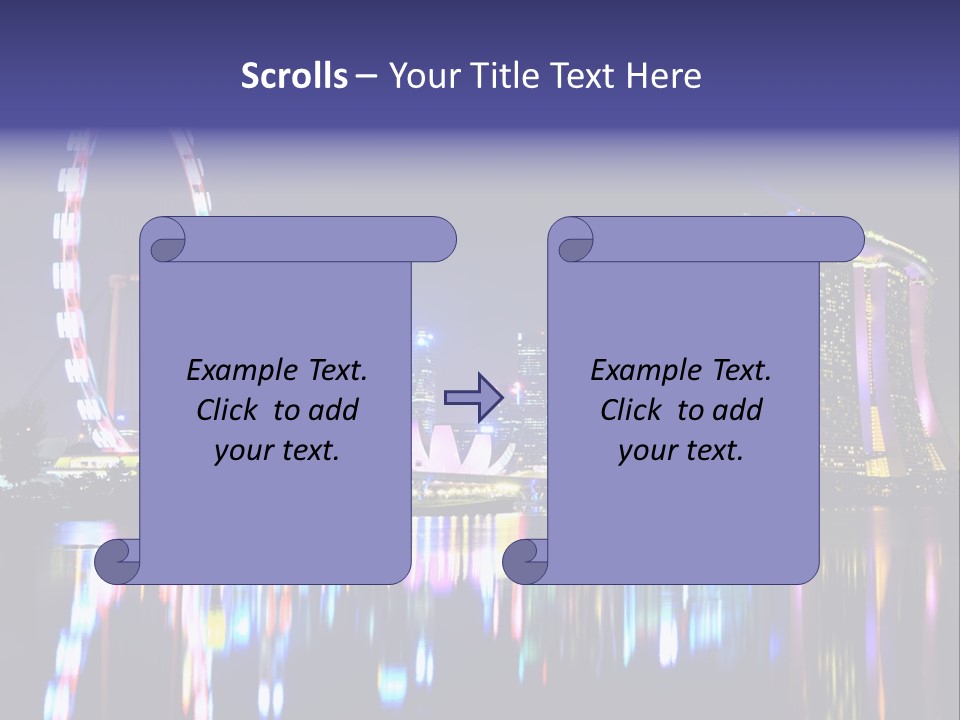 Man Looking Away Suit PowerPoint Template