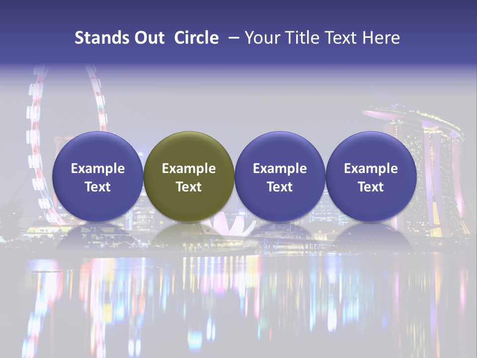 Man Looking Away Suit PowerPoint Template