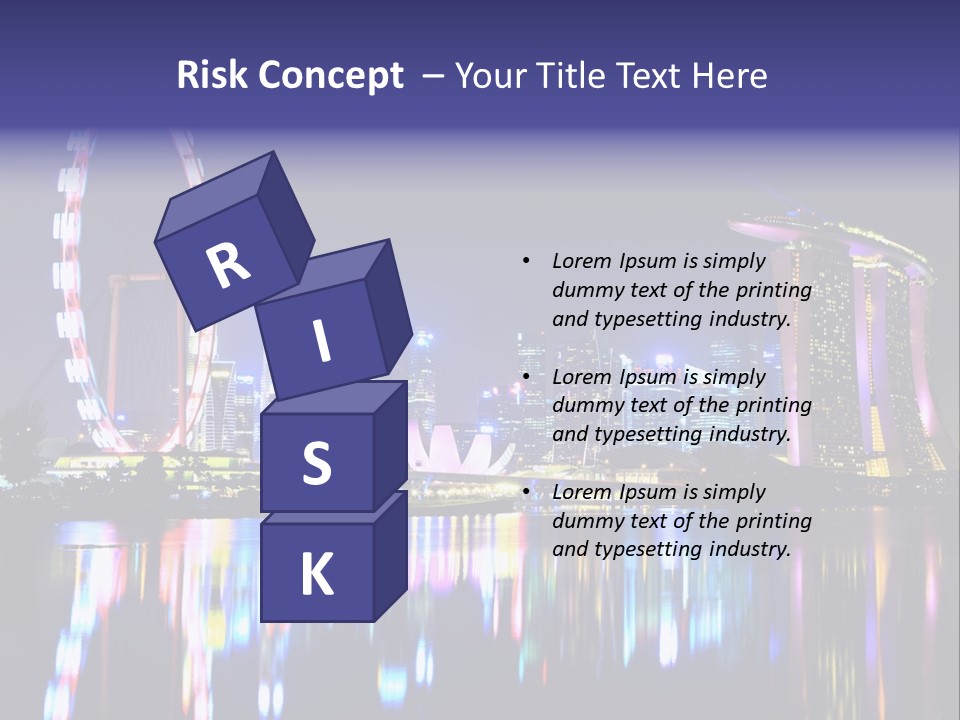 Man Looking Away Suit PowerPoint Template