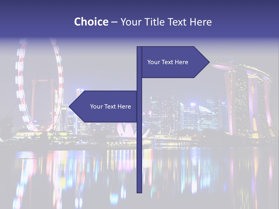 Man Looking Away Suit PowerPoint Template