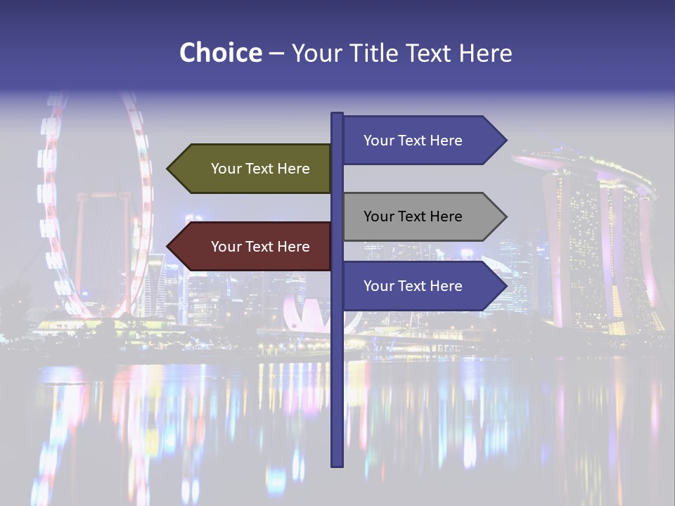 Man Looking Away Suit PowerPoint Template