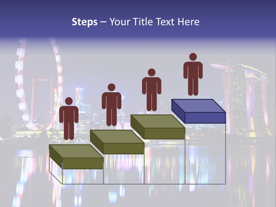 Man Looking Away Suit PowerPoint Template