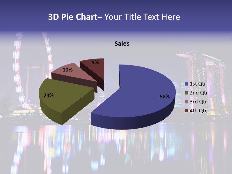 Man Looking Away Suit PowerPoint Template