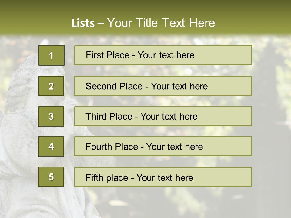 Warsaw Godly Churchyard PowerPoint Template