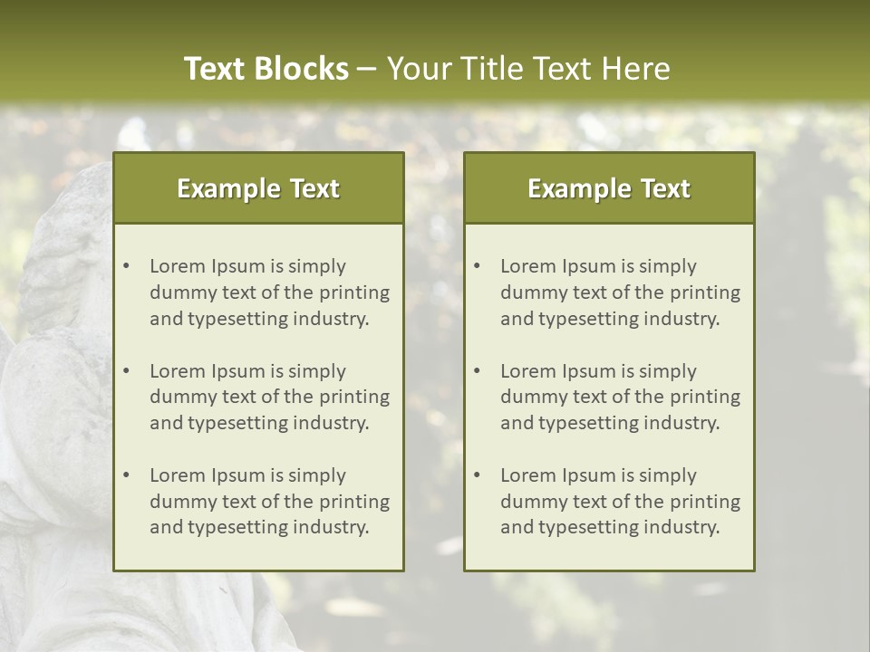 Warsaw Godly Churchyard PowerPoint Template