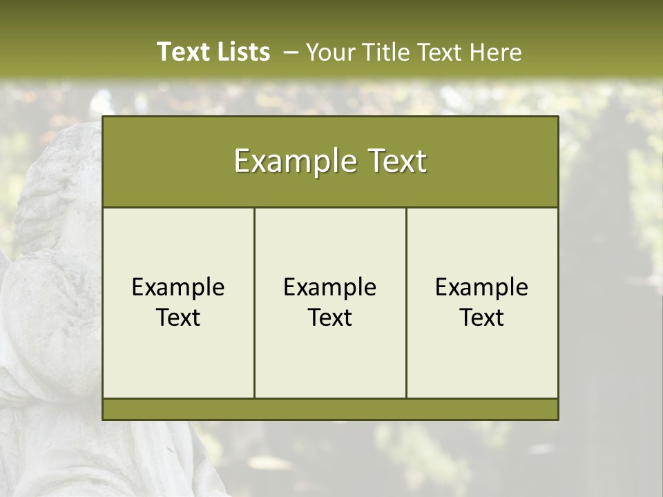 Warsaw Godly Churchyard PowerPoint Template