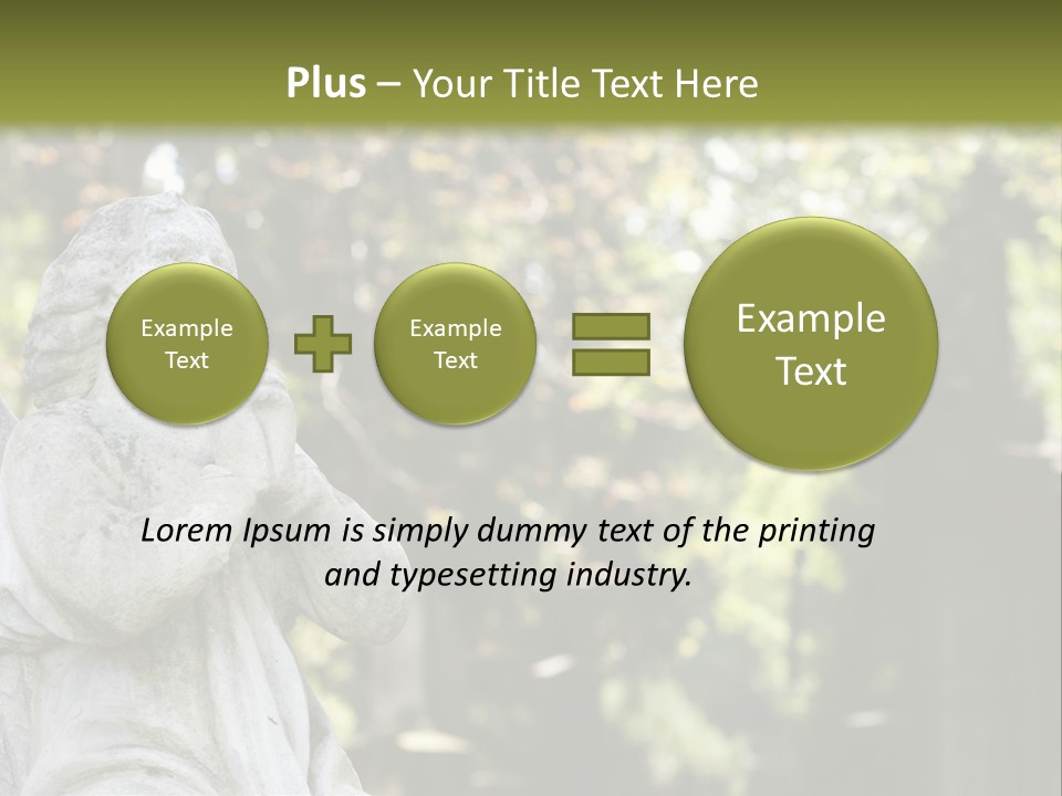 Warsaw Godly Churchyard PowerPoint Template