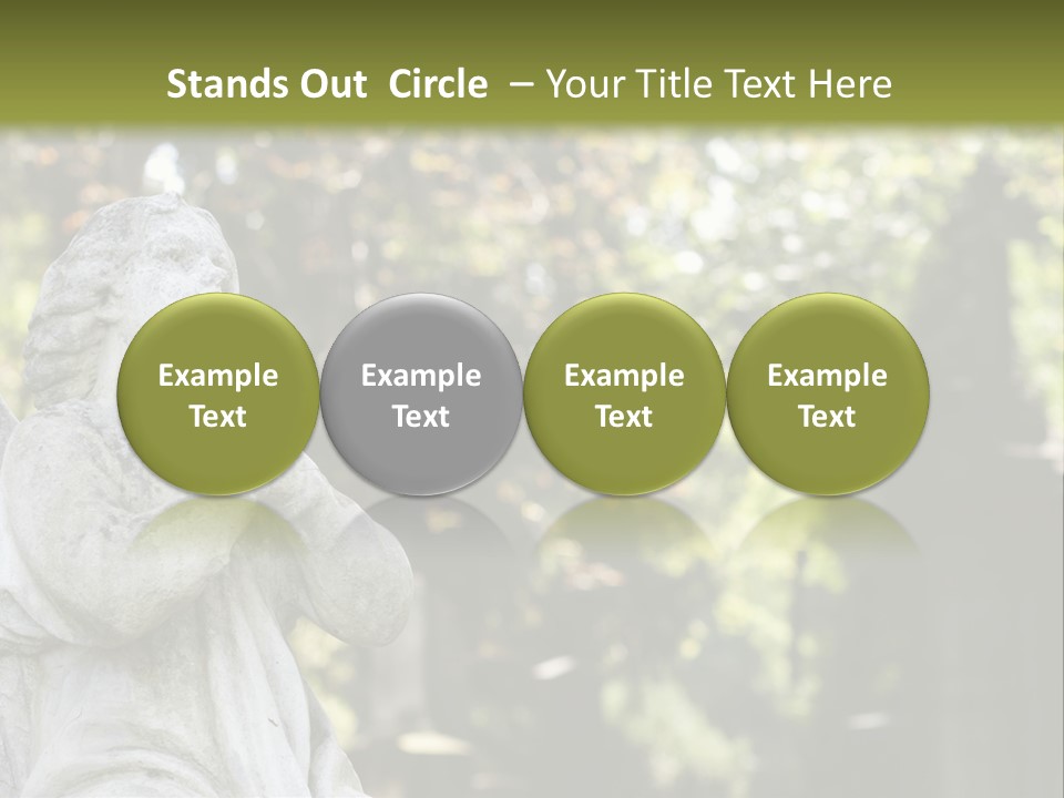 Warsaw Godly Churchyard PowerPoint Template