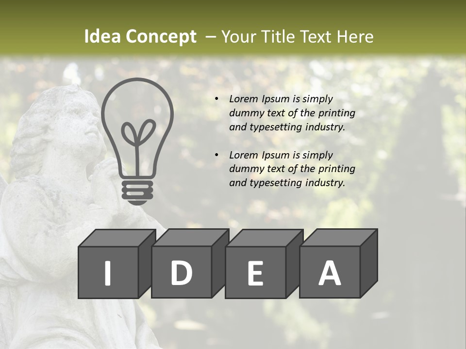 Warsaw Godly Churchyard PowerPoint Template