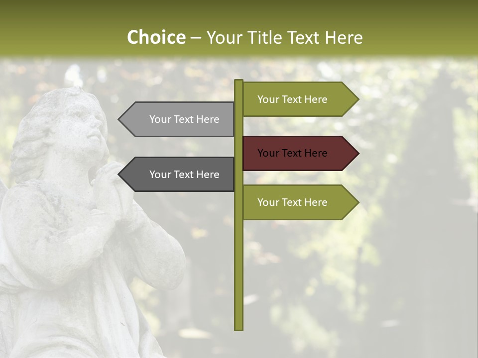 Warsaw Godly Churchyard PowerPoint Template