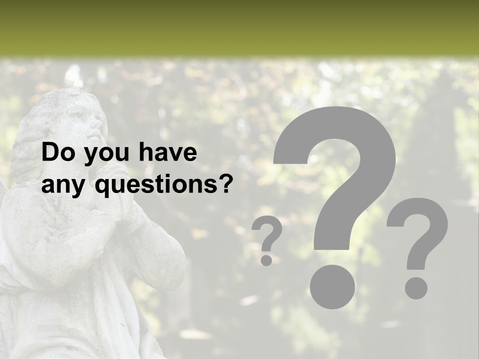 Warsaw Godly Churchyard PowerPoint Template