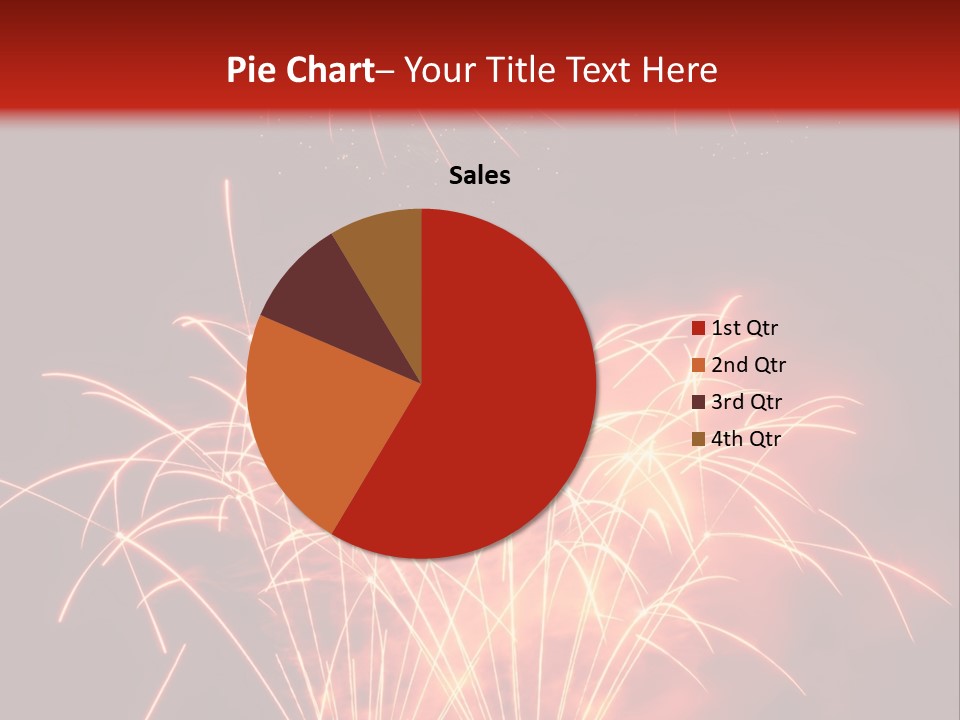 Binnenalster Golden Red PowerPoint Template