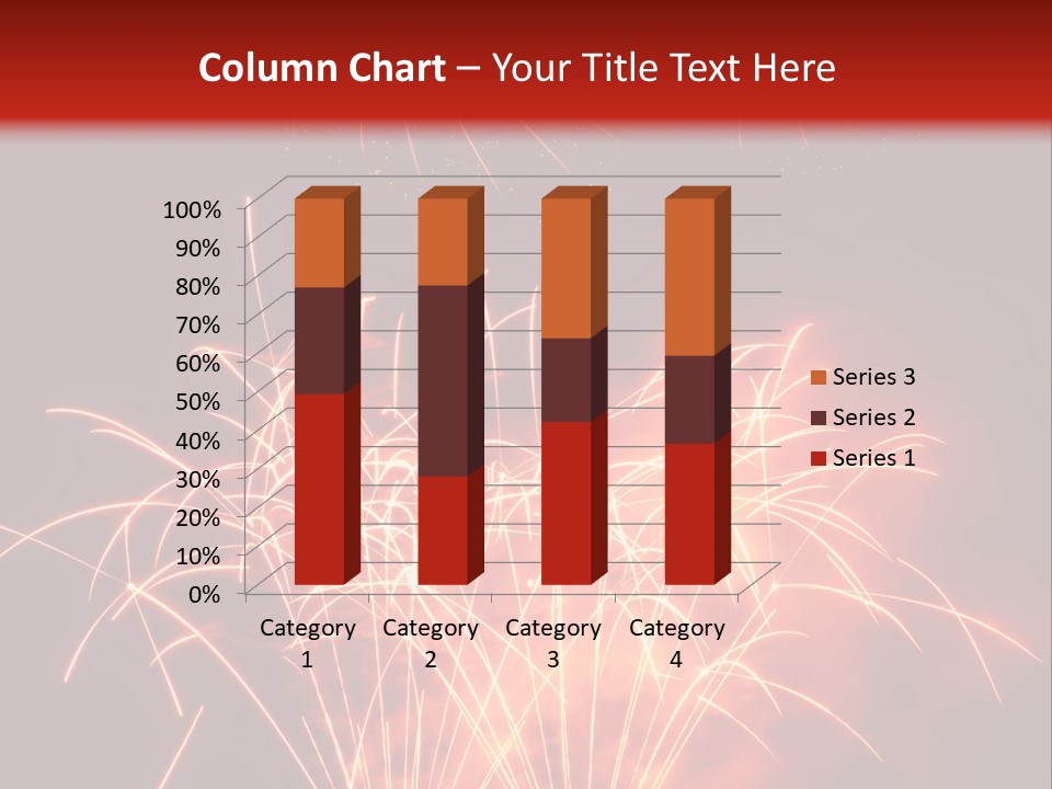 Binnenalster Golden Red PowerPoint Template