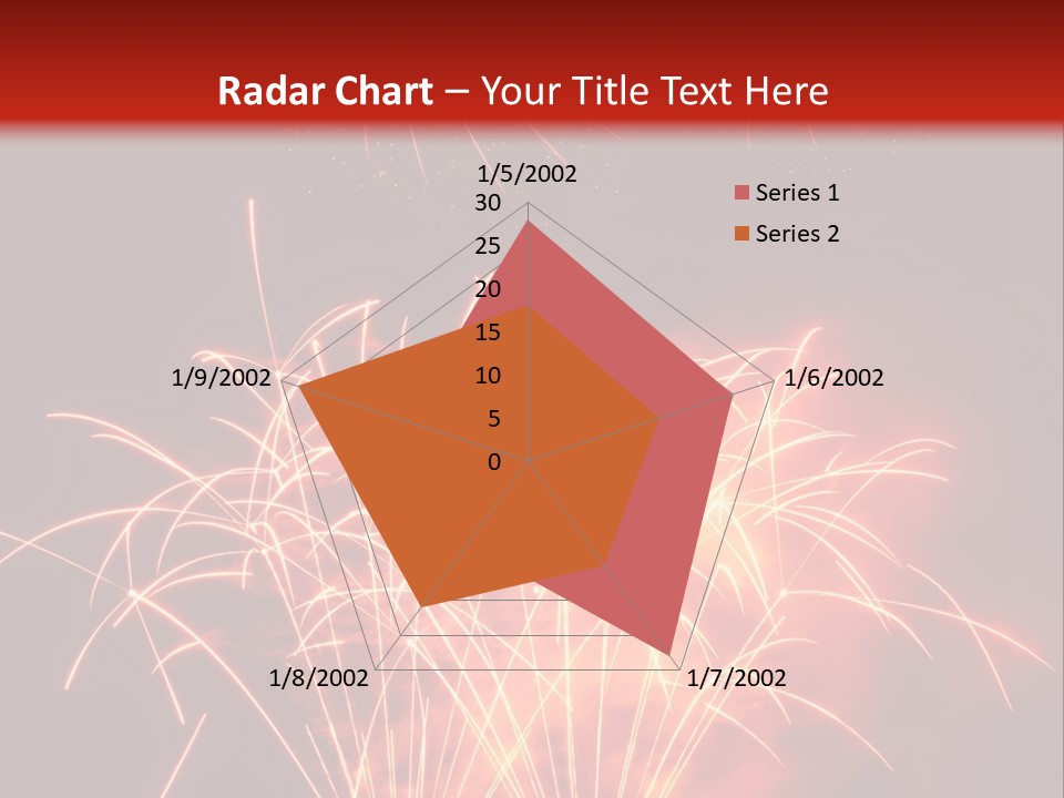 Binnenalster Golden Red PowerPoint Template