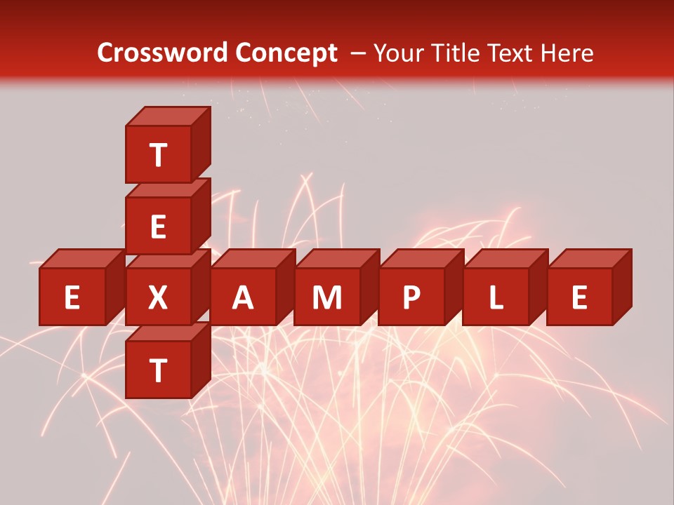 Binnenalster Golden Red PowerPoint Template