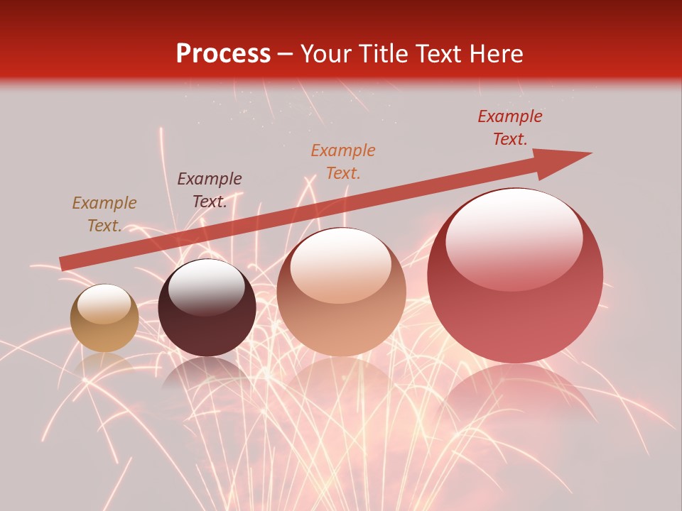 Binnenalster Golden Red PowerPoint Template