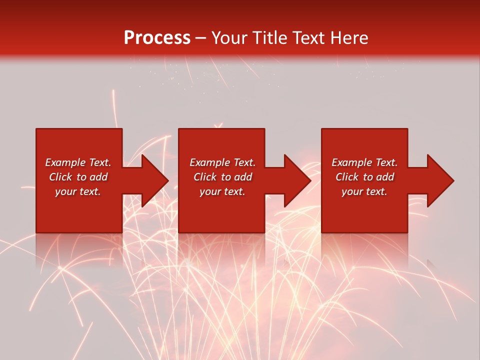 Binnenalster Golden Red PowerPoint Template