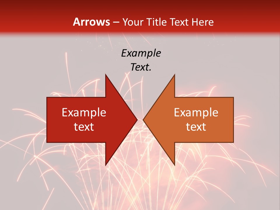Binnenalster Golden Red PowerPoint Template