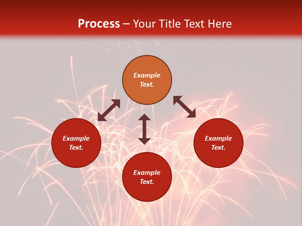 Binnenalster Golden Red PowerPoint Template